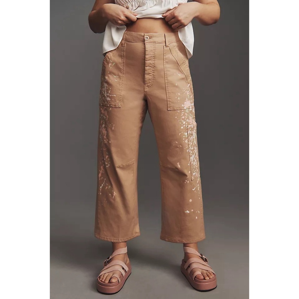 PILCRO Paint Splatter Pants